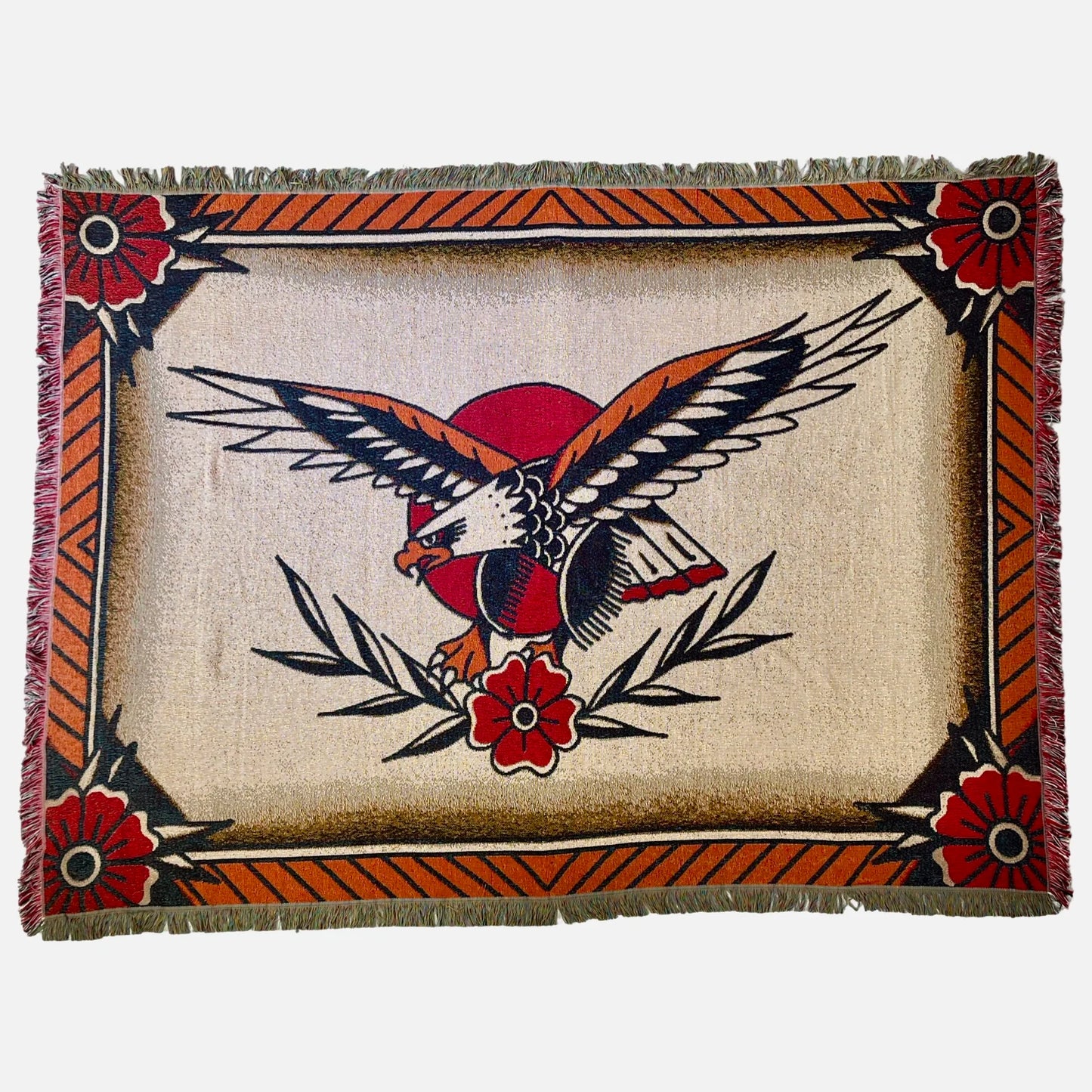 Inked Rugs - Traditional Eagle Tapestry