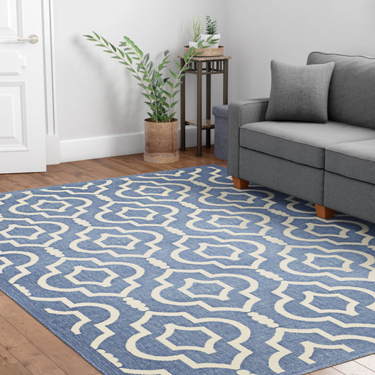 New England Geometric Rug