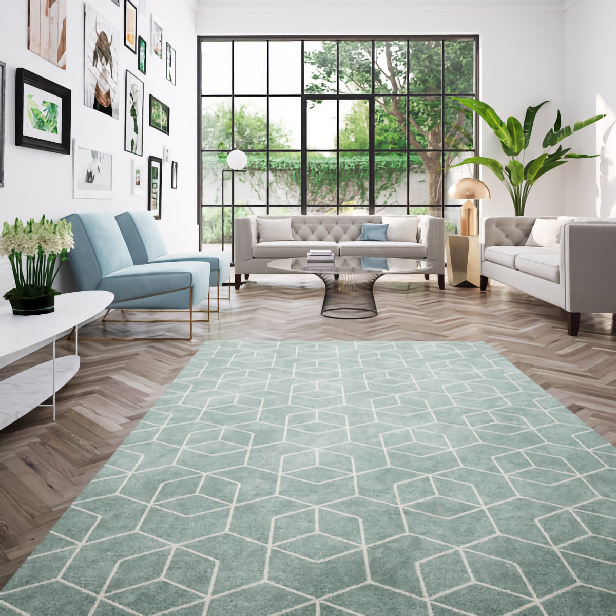 Norwegian Green Rug