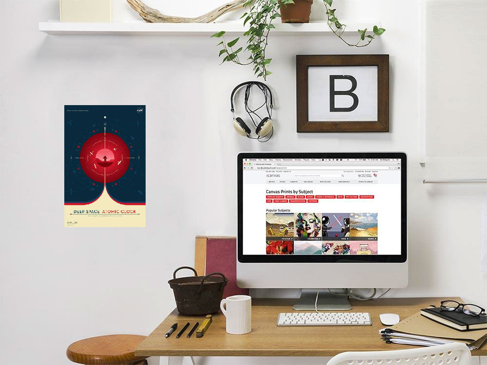 Atomic Clock Red