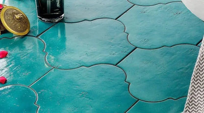 Cavallo 8" x 10" Arabesque Glossy Porcelain Tile