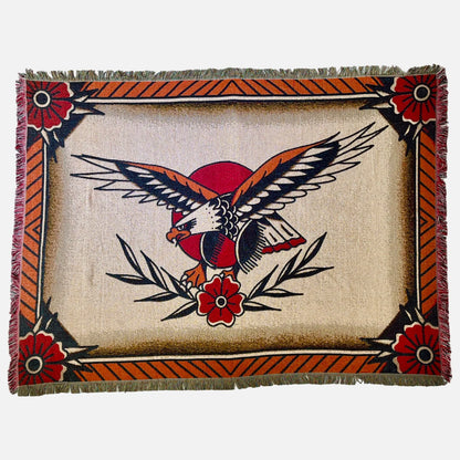 Inked Rugs - Traditional Eagle Tapestry
