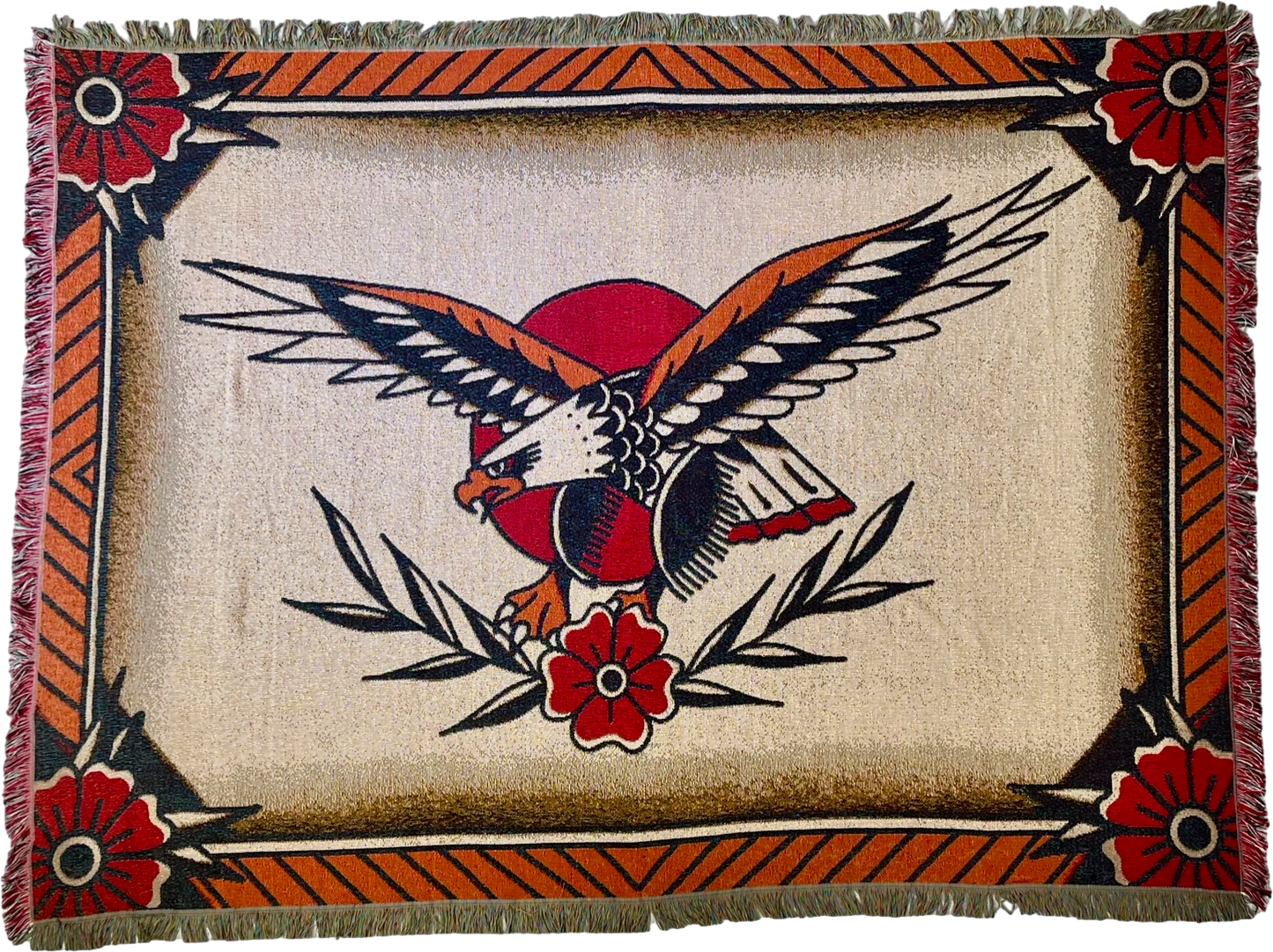 Inked Rugs - Traditional Eagle Tapestry