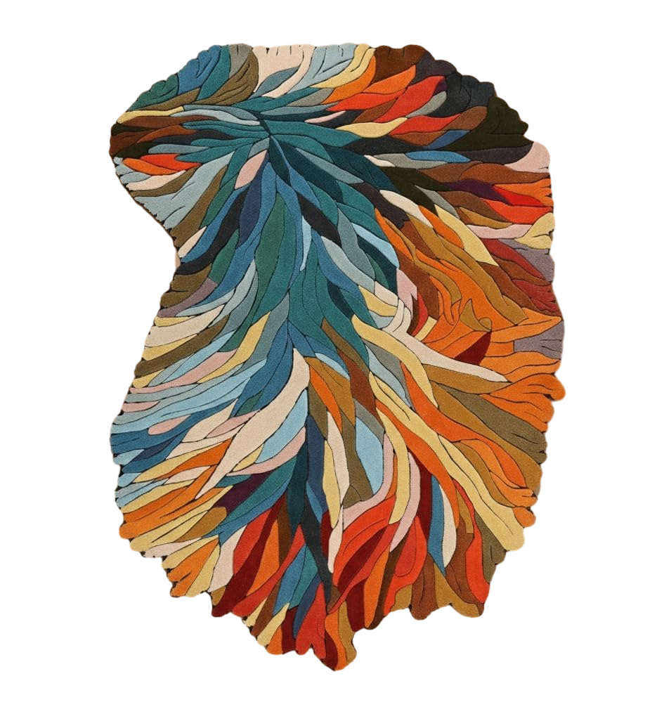 Restoration and Renovation - Unique Botanical Design Carpet