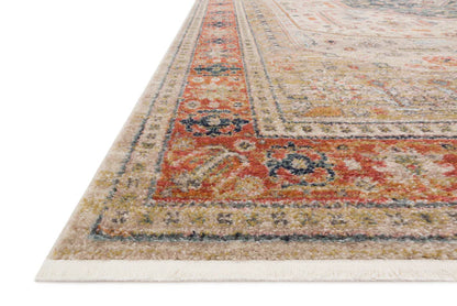 Magnolia Home by Joanna Gaines x Loloi Graham GRA-03 Persimmon Ant.Ivory Transitional Power Loomed Rug