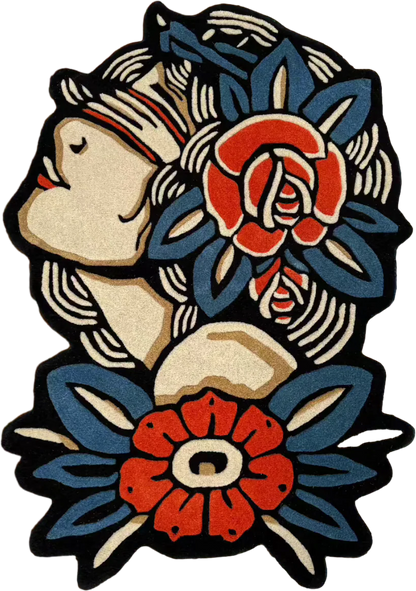 Inked Rugs Demo - Lady Rose