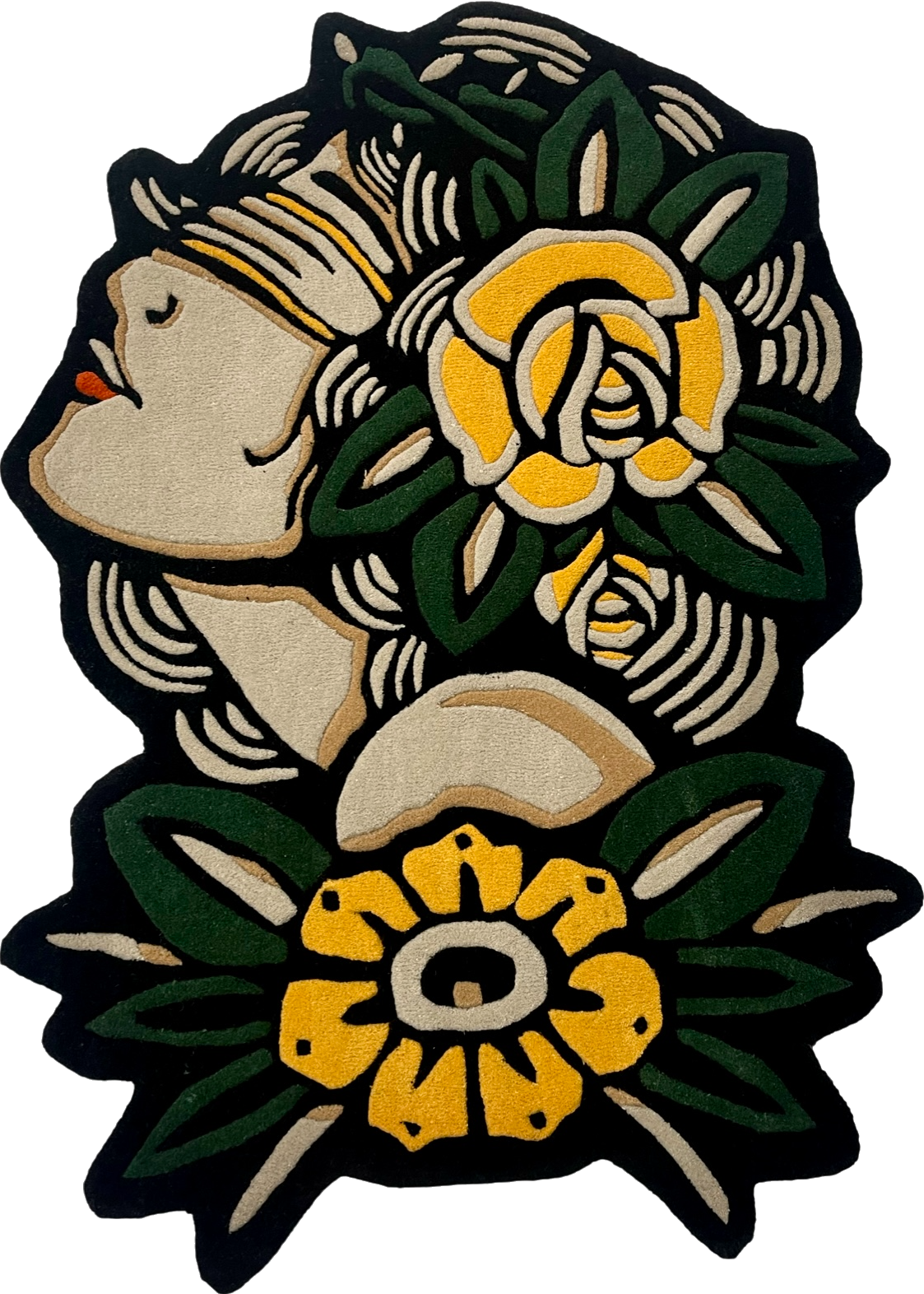 Inked Rugs Demo - Lady Rose