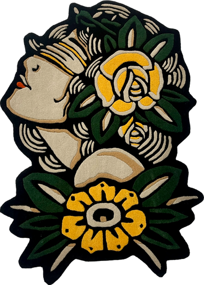 Inked Rugs Demo - Lady Rose