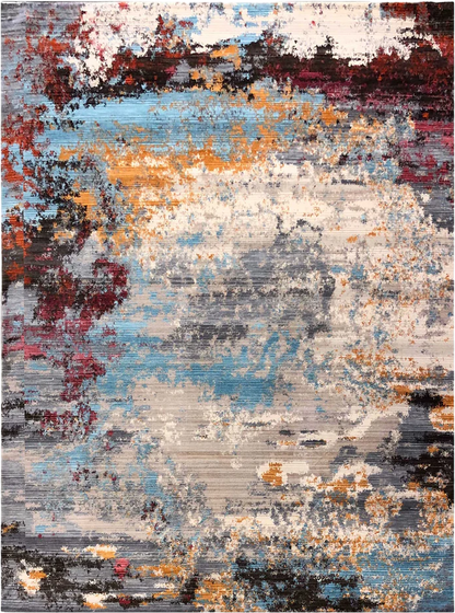 Artisan Marcia Ivory Multi Modern Machinemade Rug