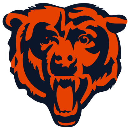 Chicago Bears Logo - Reusable Vinyl Wall Decal