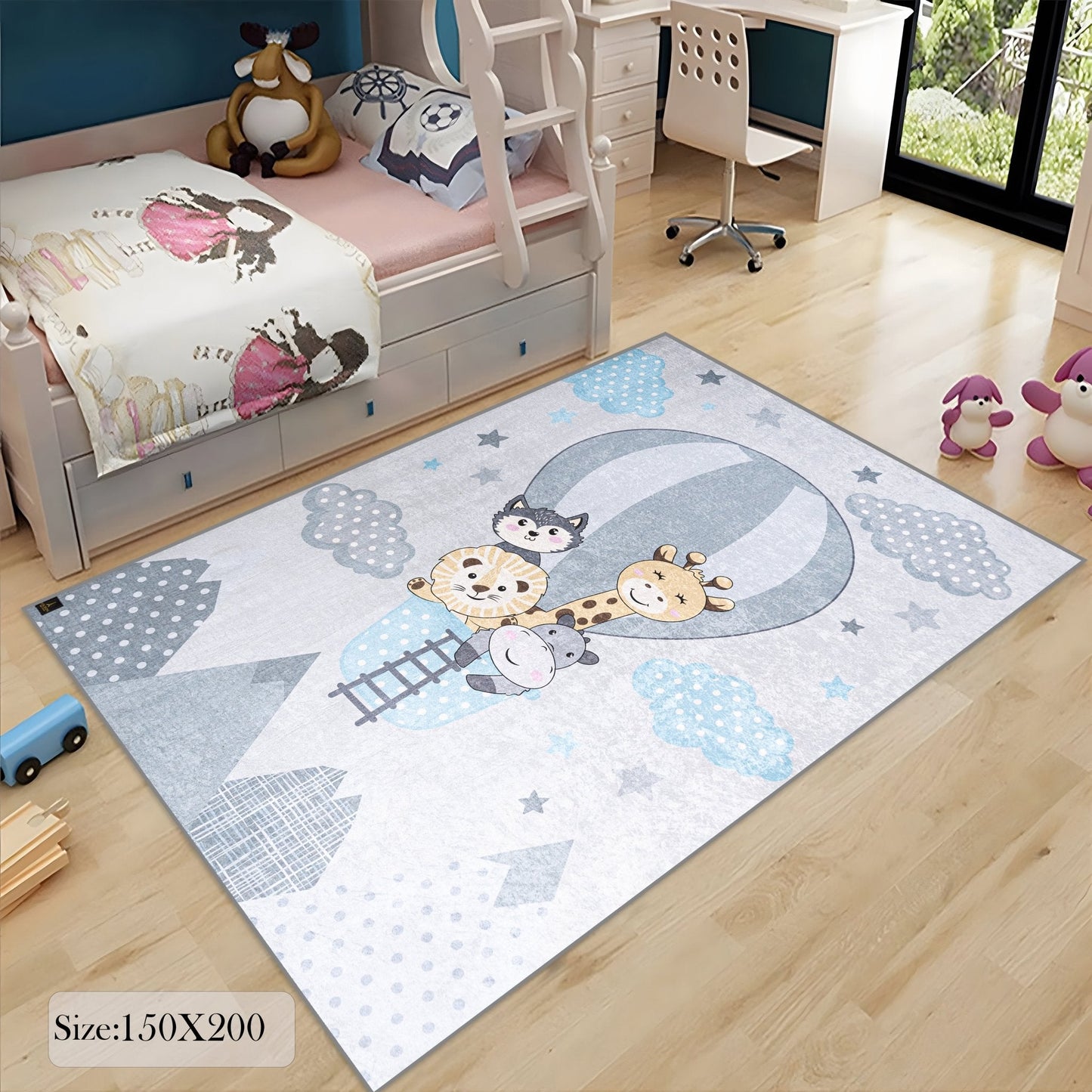 LaMaison - Cloud Balloon Kids Digital Carpet