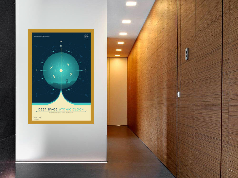 Atomic Clock Blue