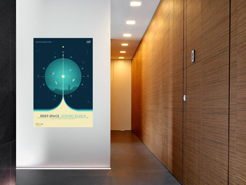 Atomic Clock Blue