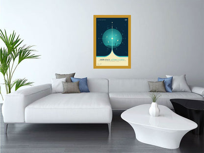 Atomic Clock Blue