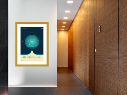 Atomic Clock Blue