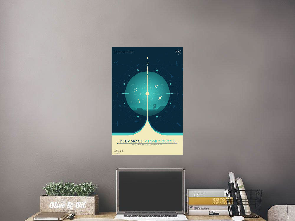 Atomic Clock Blue